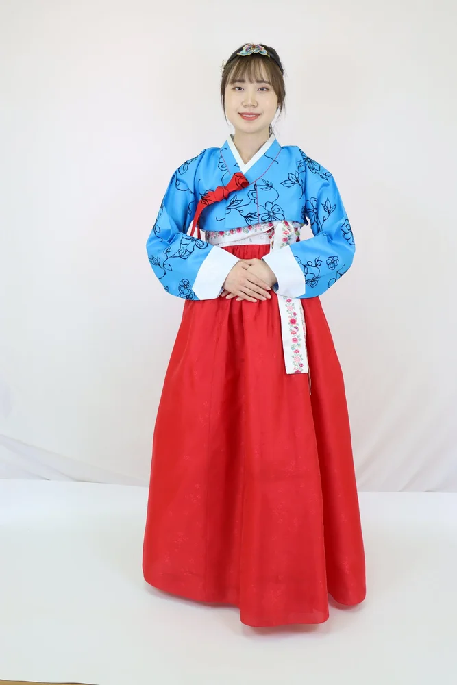 파랑 저고리 · 다홍치마