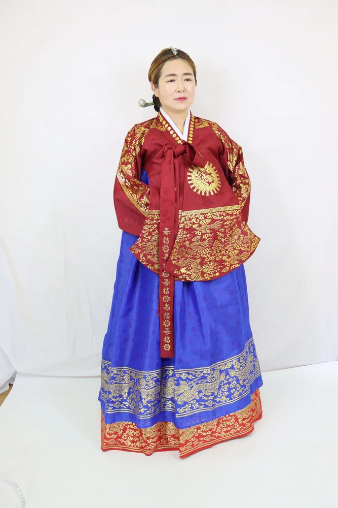 궁중 당의 (자주·쪽빛)
