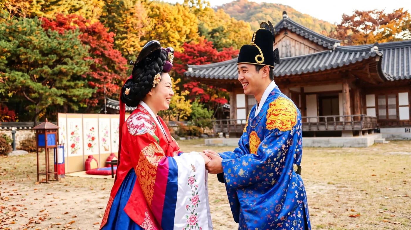 왕세자와 왕세자비 — 궁중 커플