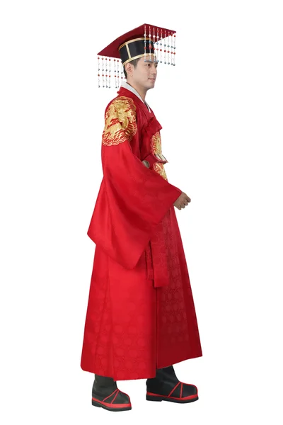 면류관 곤룡포(홍룡포) 1 — 왕/왕세자 남성 의상, 홍룡포·저고리·바지 (사진 2)