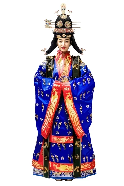 왕비 아청색 적의 법복(대례복) 1