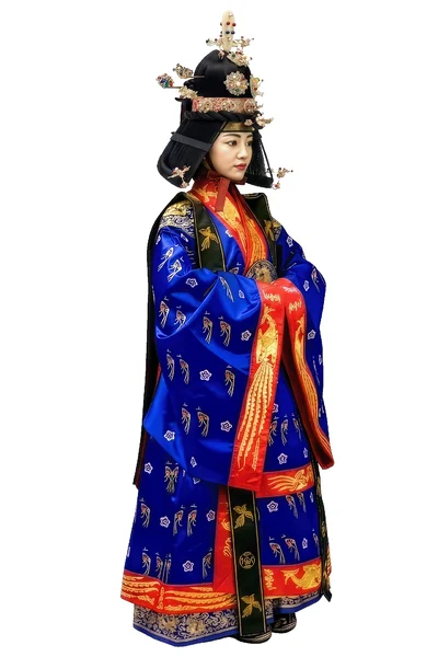 왕비 아청색 적의 법복(대례복) 1 — 왕비/후궁/공주 여성 의상, 아청색 적의·저고리·스란치마 (사진 2)