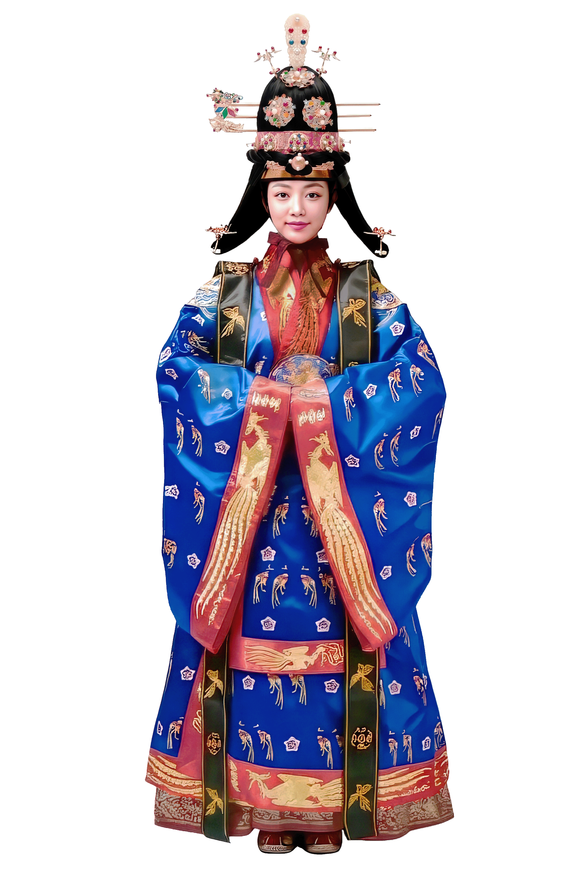 왕비 아청색 적의 법복(대례복) 2
