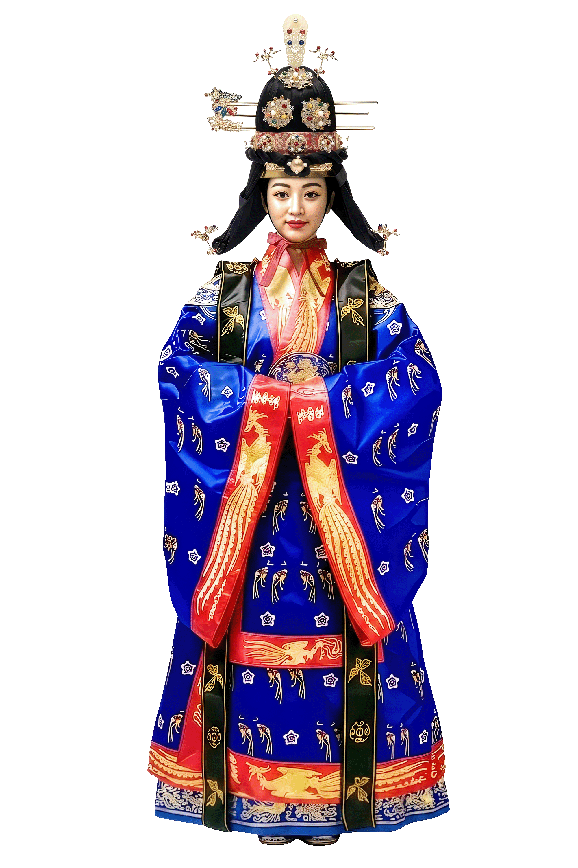 왕비 아청색 적의 법복(대례복) 1